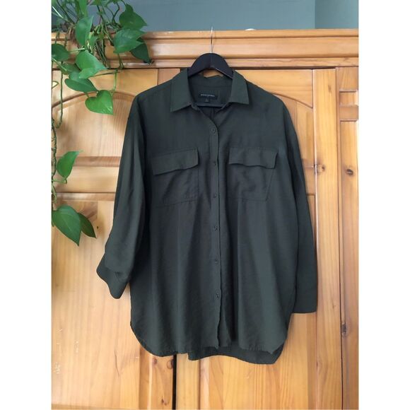 Banana Republic UTILITY SHIRT Size L - Picture 3 of 10